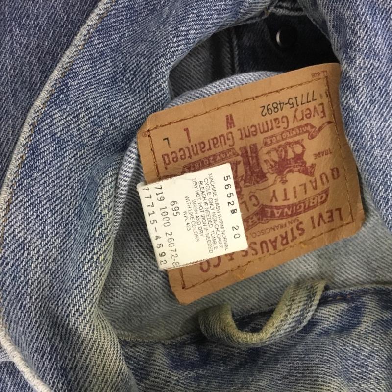 リーバイストラウスアンドコー Levi Strauss & co. ジャケット、上着 ジャケット、ブレザー デニムジャケット Gジャン アウター カジュアルジャケット L 無地 インディゴ / インディゴ /  メンズ USED 古着 中古 10127675