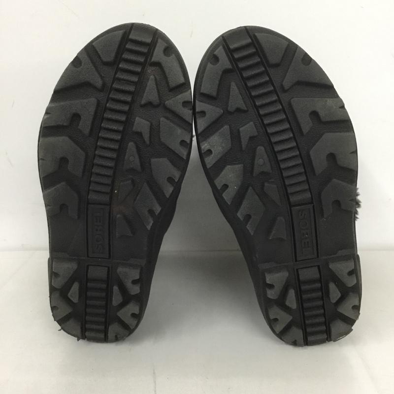 ソレル SOREL シューズ シューズ 1638111089 キッズ スノーブーツ 18cm アウトドアブーツ 18.0cm ロゴ、文字 黒 / ブラック / X 赤 / レッド /  ボーイズ USED 古着 中古 10127677