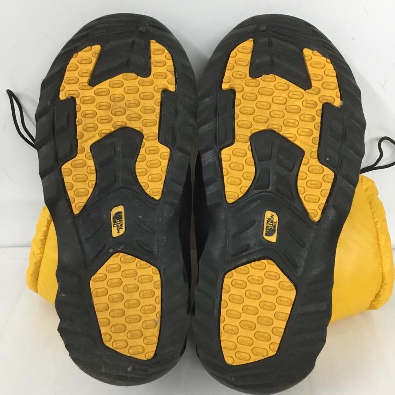 ザノースフェイス THE NORTH FACE アウトドアシューズ アウトドアシューズ 616273 ヌプシ スノーブーツ 28cm 28.0cm ロゴ、文字 黒 / ブラック / X 黄 / イエロー /  メンズ USED 古着 中古 10127678
