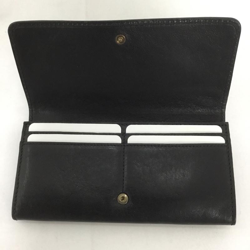 クロエ Chloe 財布 長財布 3P0321-7A733 箱有 ロゴ、文字 黒 / ブラック /  レディース USED 古着 中古 10127680