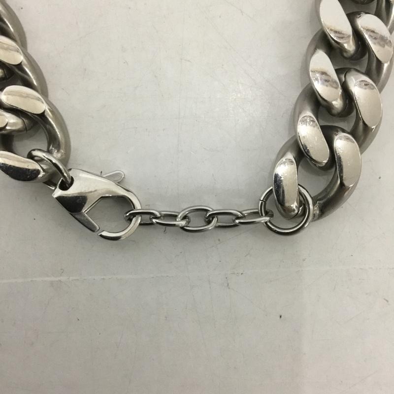 ディーゼル DIESEL アクセサリー ブレスレット、バングル チェーン 箱有 ロゴ、文字 銀 / シルバー /  メンズ USED 古着 中古 10127685