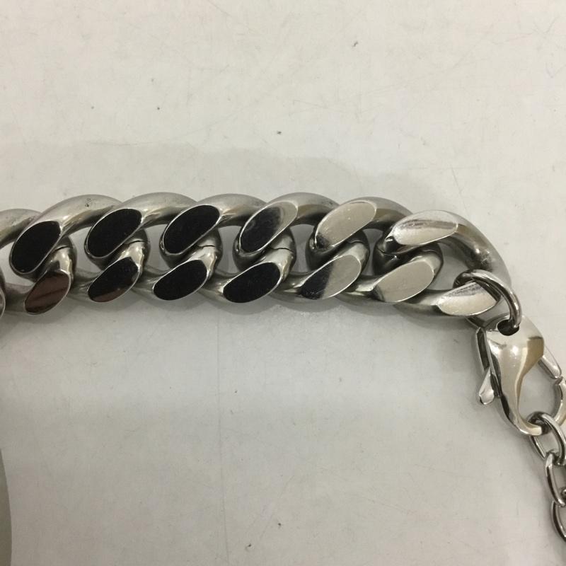 ディーゼル DIESEL アクセサリー ブレスレット、バングル チェーン 箱有 ロゴ、文字 銀 / シルバー /  メンズ USED 古着 中古 10127685