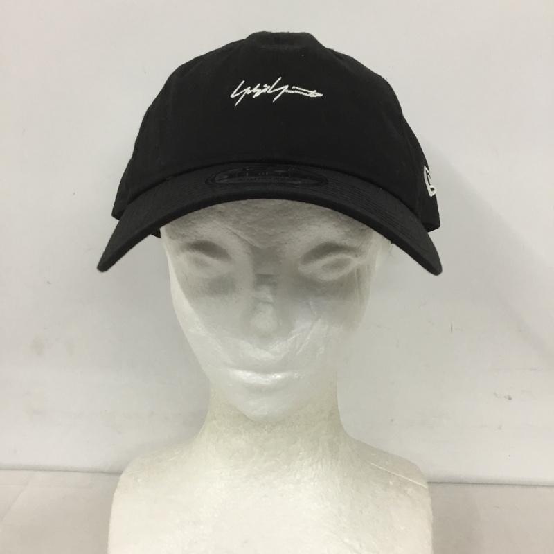 ヨウジヤマモト Yohji Yamamoto 帽子 キャップ FG-H73-972 NEW ERA ロゴ、文字 黒 / ブラック /  メンズ USED 古着 中古 10127688