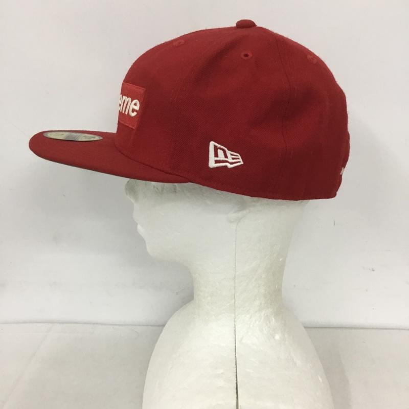 シュプリーム Supreme 帽子 キャップ NEW ERA 59FIFTY BOX LOGO ロゴ、文字 赤 / レッド /  メンズ USED 古着 中古 10127691
