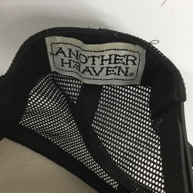 アナザーヘウ゛ン ANOTHERHEAVEN 帽子 キャップ メッシュキャップ ロゴ、文字 黒 / ブラック /  メンズ USED 古着 中古 10127692