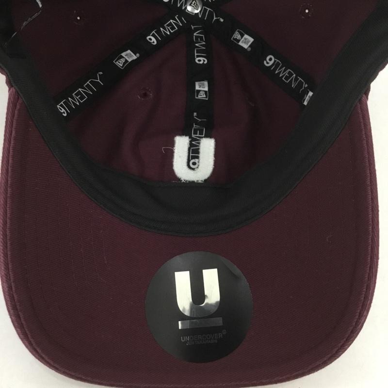 アンダーカバー UNDERCOVER 帽子 キャップ NEW ERA コットン ロゴ、文字 ボルドー / ボルドー /  メンズ USED 古着 中古 10127695