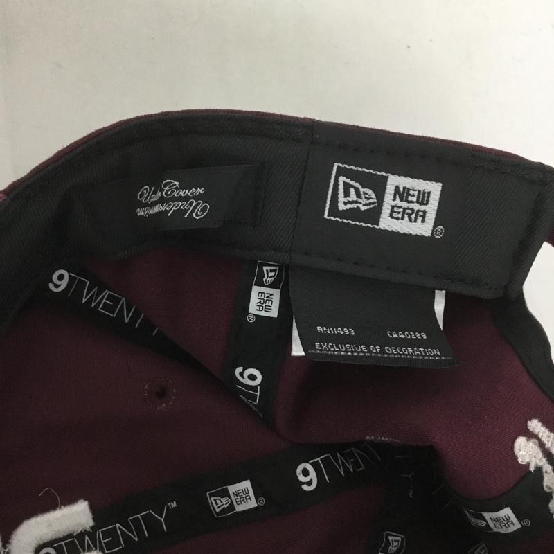 アンダーカバー UNDERCOVER 帽子 キャップ NEW ERA コットン ロゴ、文字 ボルドー / ボルドー /  メンズ USED 古着 中古 10127695