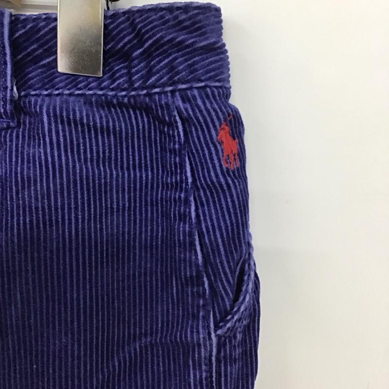 ラルフローレン RALPHLAUREN スカート ミニスカート コーデュロイ 160cm 無地 青 / ブルー /  ガールズ USED 古着 中古 10127696