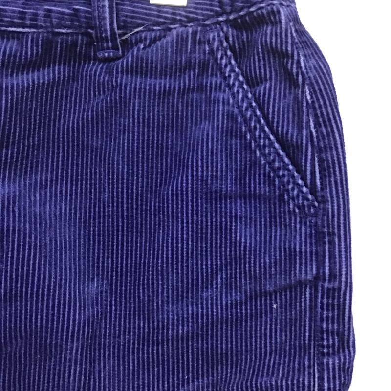 ラルフローレン RALPHLAUREN スカート ミニスカート コーデュロイ 160cm 無地 青 / ブルー /  ガールズ USED 古着 中古 10127696