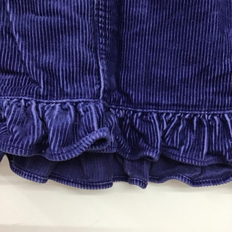 ラルフローレン RALPHLAUREN スカート ミニスカート コーデュロイ 160cm 無地 青 / ブルー /  ガールズ USED 古着 中古 10127696