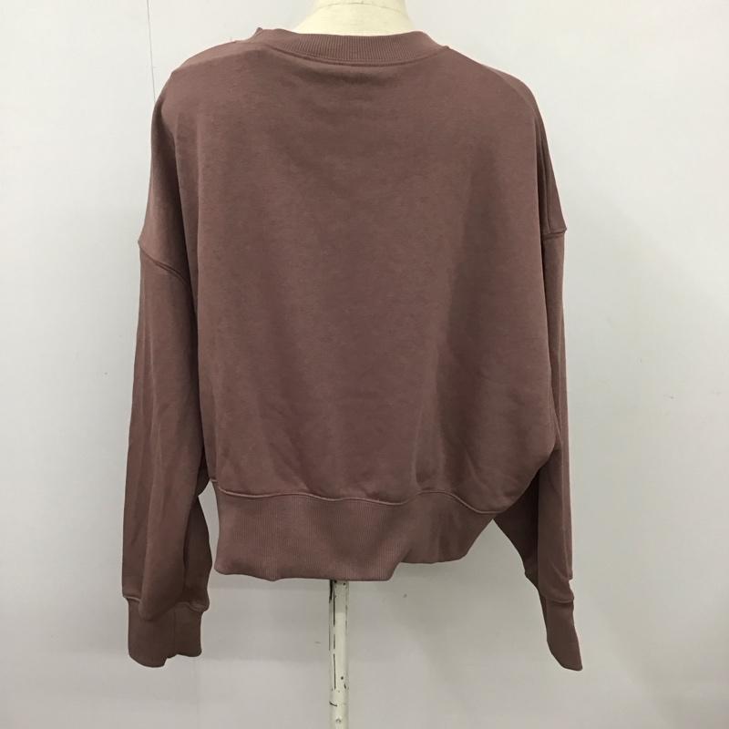 ナイキ NIKE トレーナー 長袖 FZ6810-208 L 無地 X ロゴ、文字 桃 / ピンク /  レディース USED 古着 中古 10127701