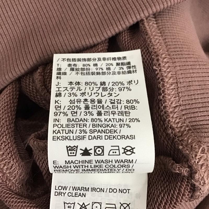 ナイキ NIKE トレーナー 長袖 FZ6810-208 L 無地 X ロゴ、文字 桃 / ピンク /  レディース USED 古着 中古 10127701