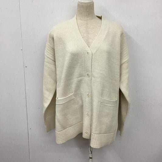 ニコアンド niko and... カーディガン 長袖 NKN42671AD 無地 白 / ホワイト /  レディース USED 古着 中古 10127702