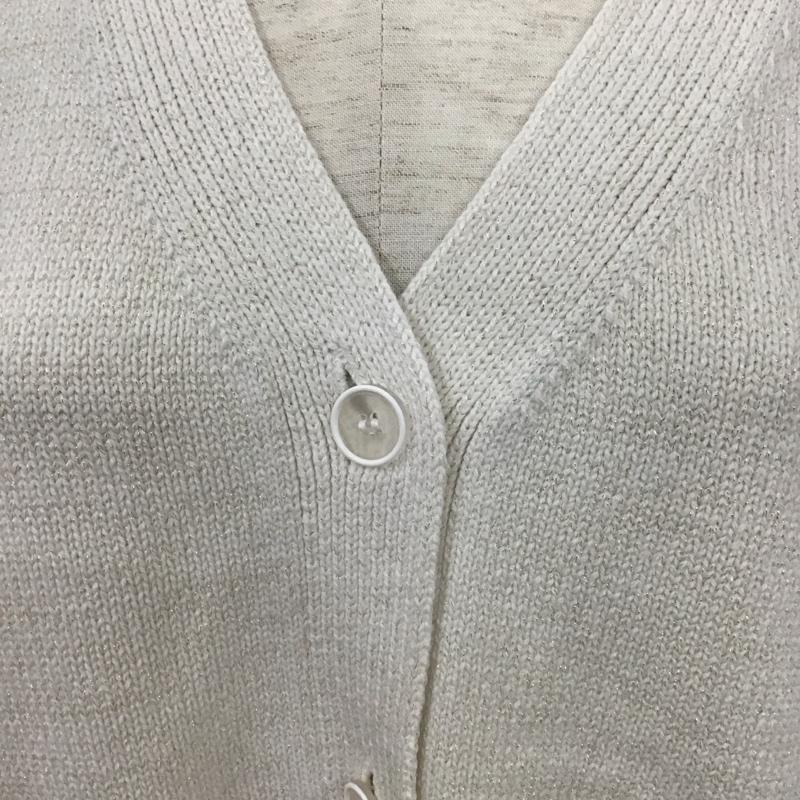 ニコアンド niko and... カーディガン 長袖 NKN42671AD 無地 白 / ホワイト /  レディース USED 古着 中古 10127702