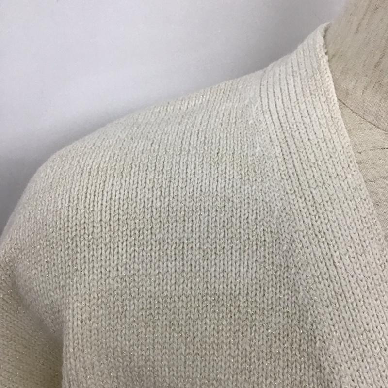 ニコアンド niko and... カーディガン 長袖 NKN42671AD 無地 白 / ホワイト /  レディース USED 古着 中古 10127702