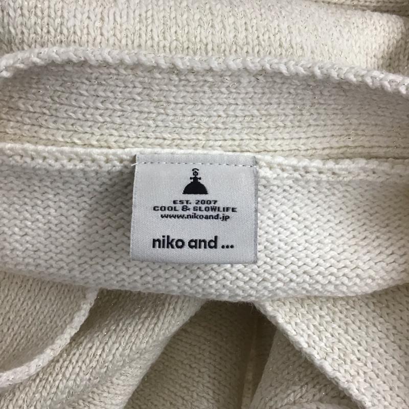 ニコアンド niko and... カーディガン 長袖 NKN42671AD 無地 白 / ホワイト /  レディース USED 古着 中古 10127702