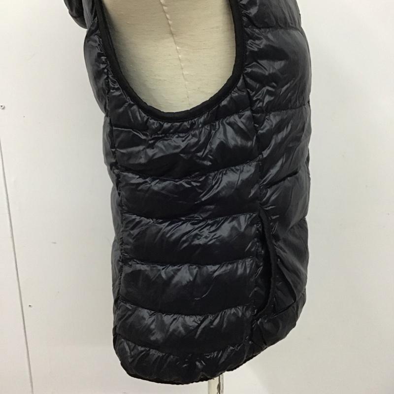 ユニクロ UNIQLO ベスト ベスト 211-080743 ダウンベスト L 無地 黒 / ブラック /  レディース USED 古着 中古 10127707
