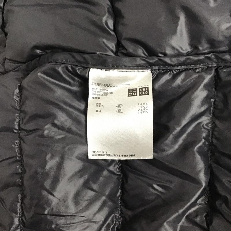 ユニクロ UNIQLO ベスト ベスト 211-080743 ダウンベスト L 無地 黒 / ブラック /  レディース USED 古着 中古 10127707