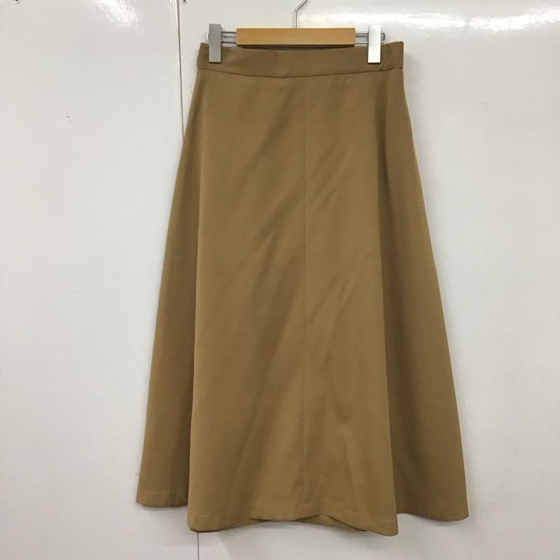ロペ ROPE  スカート ロングスカート 40 無地 ベージュ / ベージュ /  レディース USED 古着 中古 10127715
