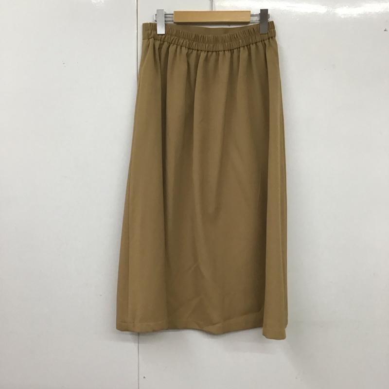 ロペ ROPE  スカート ロングスカート 40 無地 ベージュ / ベージュ /  レディース USED 古着 中古 10127715