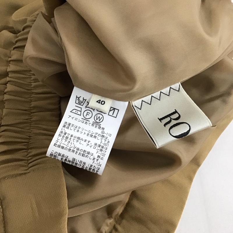 ロペ ROPE  スカート ロングスカート 40 無地 ベージュ / ベージュ /  レディース USED 古着 中古 10127715