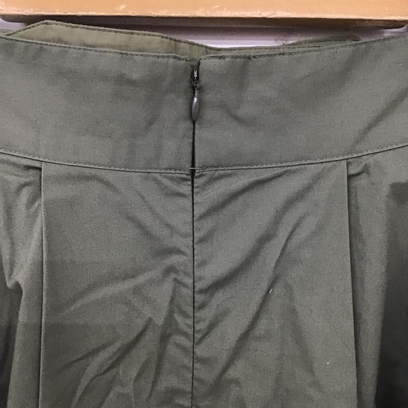 アーバンリサーチドアーズ URBAN RESEARCH DOORS スカート ロングスカート DR84-25M402 サイドベルトフレアロングスカート 無地 カーキ / カーキ /  レディース USED 古着 中古 10127718