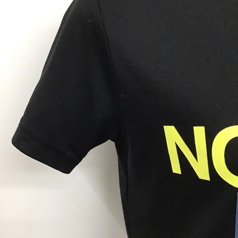 ザノースフェイス THE NORTH FACE Tシャツ 半袖 NTW32134 ショートスリーブカラフルロゴティー S/S Colorful Logo Tee M ロゴ、文字 X プリント 黒 / ブラック /  レディース USED 古着 中古 10127726
