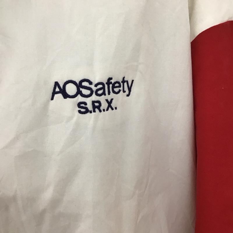 古着 USED ジャケット、上着 ジャンパー、ブルゾン ジップアップジャケット アウター 古着 XXL ロゴ、文字 白 / ホワイト / X 赤 / レッド /  メンズ USED 古着 中古 10127731