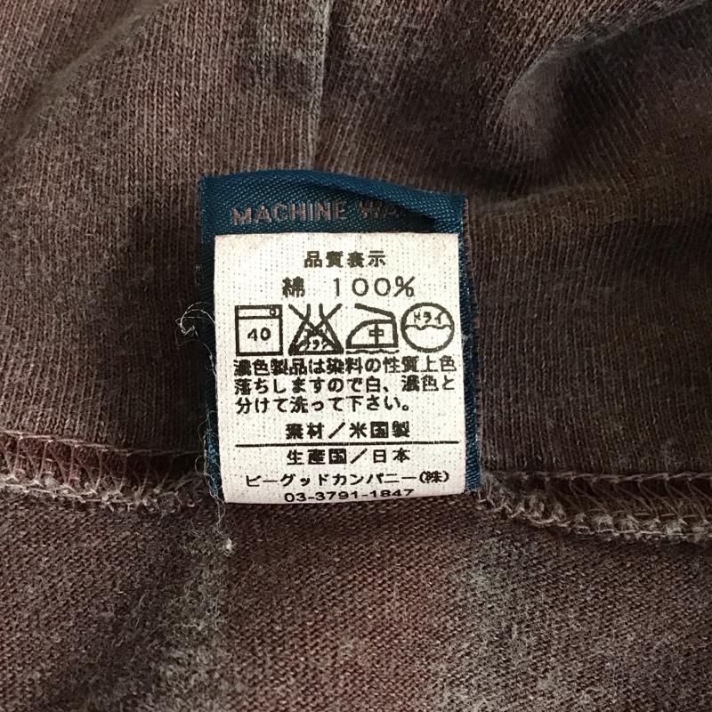 グッドオン Good On パーカー 長袖 長袖パーカー ジップアップパーカー スウェット L 無地 えんじ / ワインレッド /  メンズ USED 古着 中古 10127732