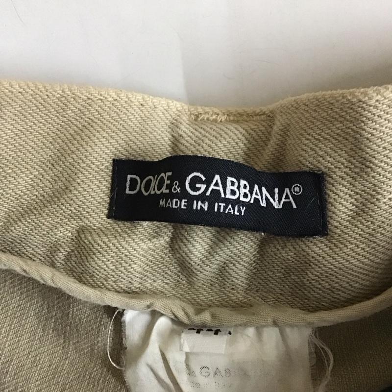 ドルチェアンドガッバーナ DOLCE&GABBANA パンツ デニム、ジーンズ デニムパンツ スリムパンツ カジュアルパンツ ストレッチパンツ 44 無地 ベージュ / ベージュ /  メンズ USED 古着 中古 10127735