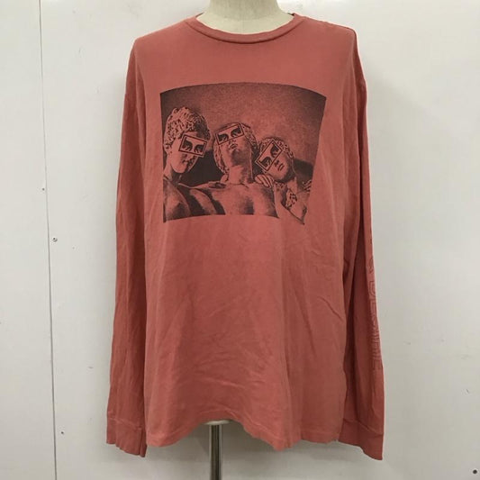 オベイ OBEY カットソー 長袖 長袖カットソー プリントカットソー クルーネック L プリント マルチカラー / マルチカラー /  メンズ USED 古着 中古 10127736