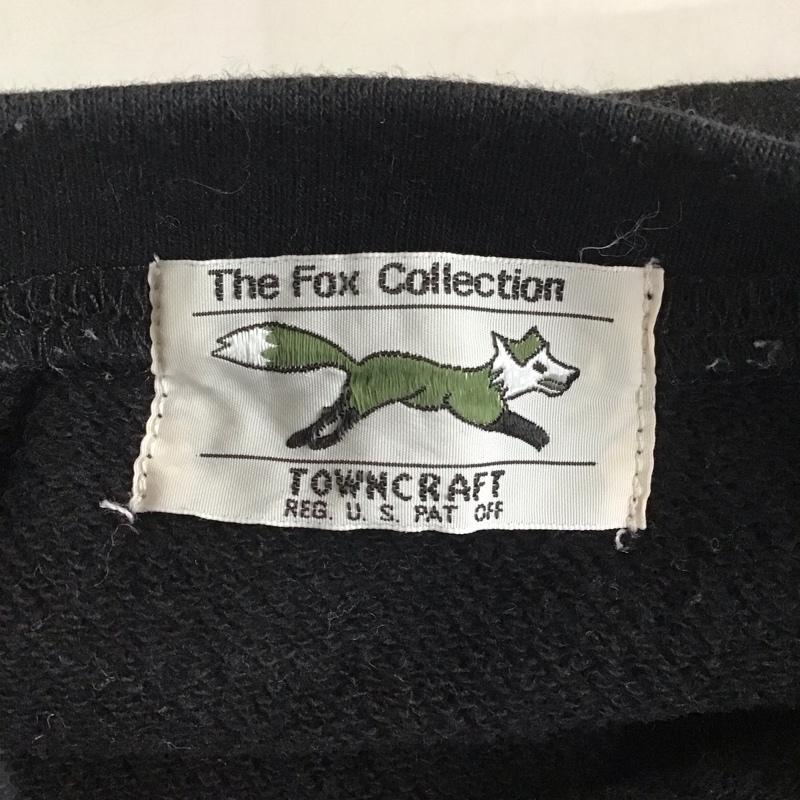 フリークスストア FREAK S STORE トレーナー 長袖 長袖トレーナー スウェット クルーネック プルオーバー towncraft FREE ロゴ、文字 黒 / ブラック /  メンズ USED 古着 中古 10127739