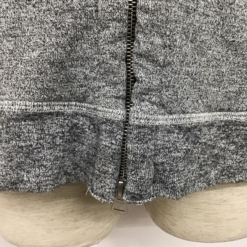 スリック SLICK パーカー 長袖 長袖 2 総柄 白 / ホワイト / X 黒 / ブラック /  メンズ USED 古着 中古 10127749
