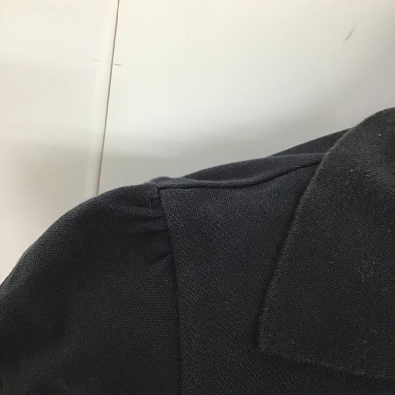 バーバリー BURBERRY ポロシャツ 半袖 1 無地 黒 / ブラック /  レディース USED 古着 中古 10127754