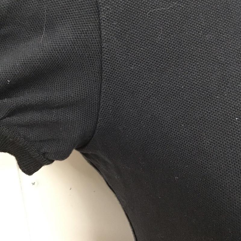 バーバリー BURBERRY ポロシャツ 半袖 1 無地 黒 / ブラック /  レディース USED 古着 中古 10127754