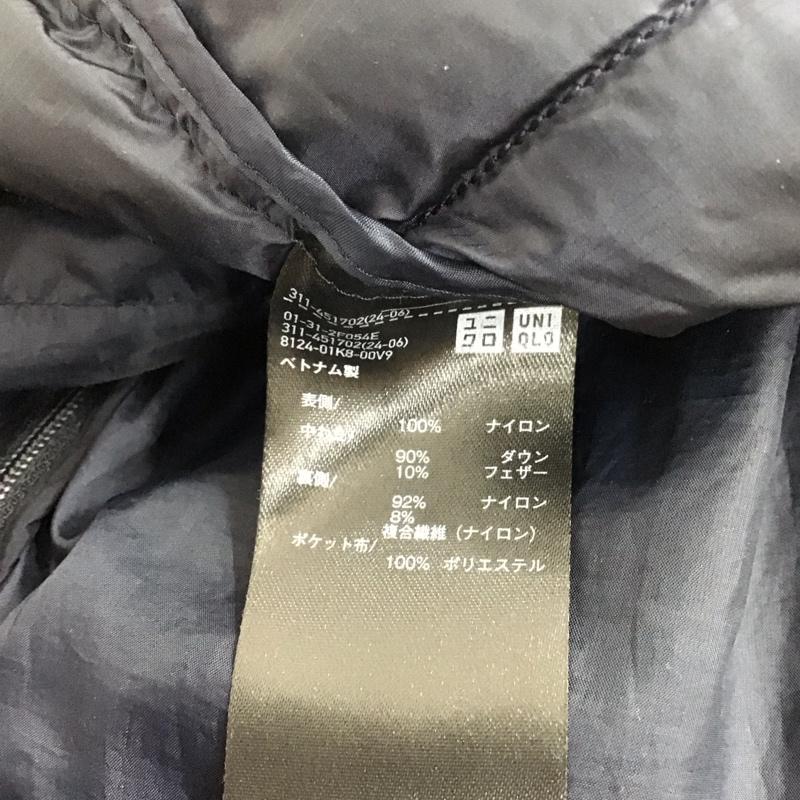 ユニクロ UNIQLO ジャケット、上着 ダウンジャケット 311-451702 ウルトラライトダウンジャケット L 無地 黒 / ブラック /  メンズ USED 古着 中古 10127756