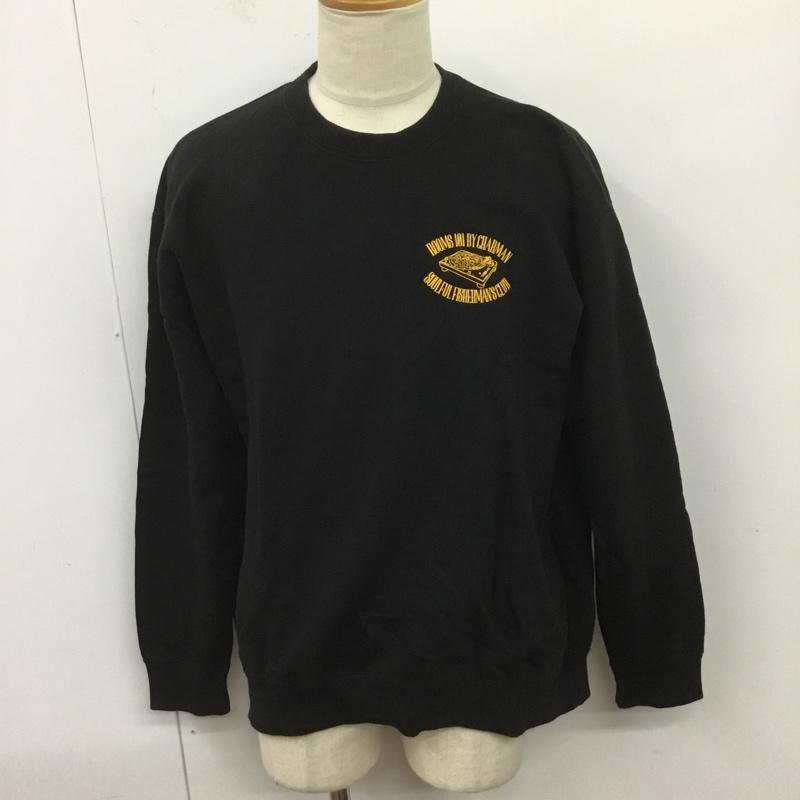 ソウルフル SOULFUL トレーナー 長袖 XXL プリント 黒 / ブラック /  メンズ USED 古着 中古 10127758