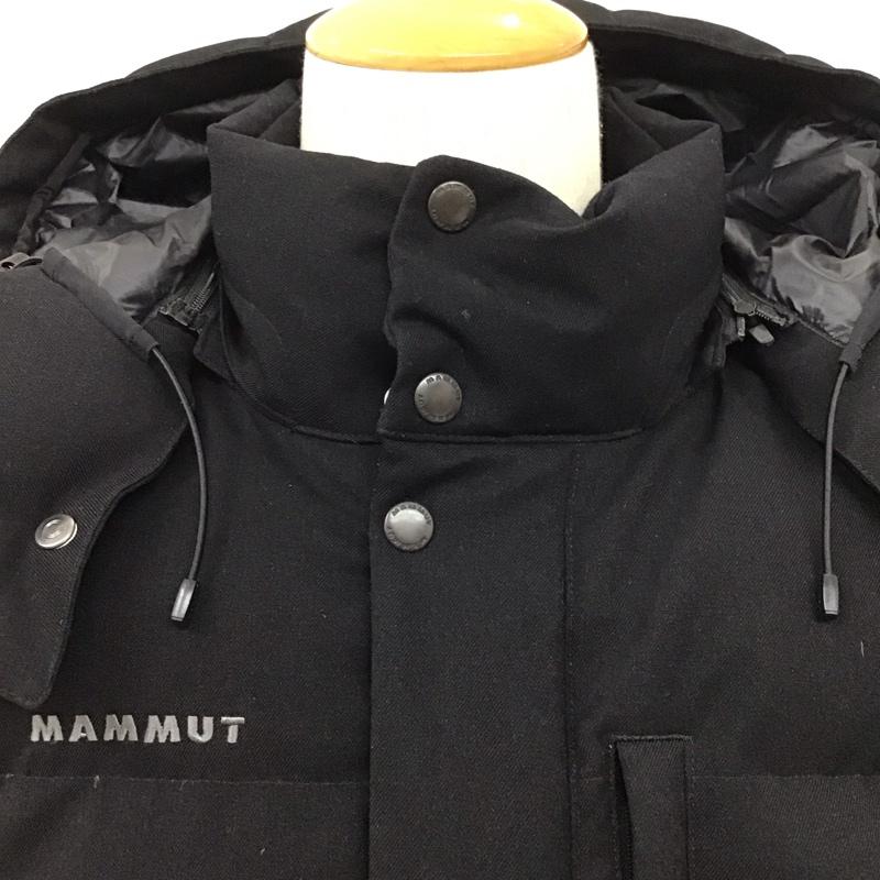 マムート Mammut ジャケット、上着 ダウンジャケット ジップアップジャケット アウター ダウンジャケット L ロゴ、文字 黒 / ブラック /  メンズ USED 古着 中古 10127763