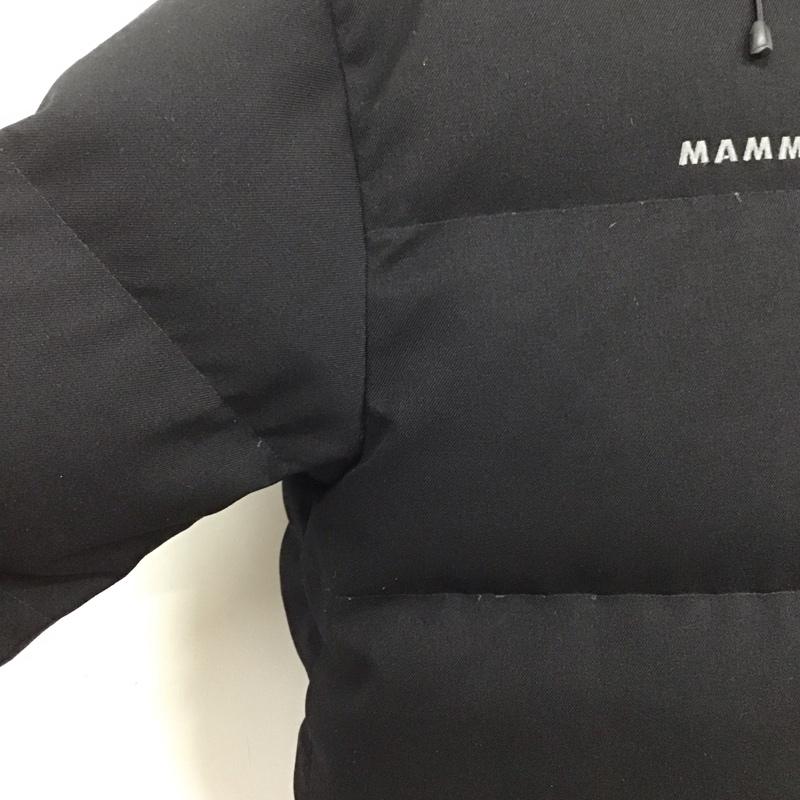 マムート Mammut ジャケット、上着 ダウンジャケット ジップアップジャケット アウター ダウンジャケット L ロゴ、文字 黒 / ブラック /  メンズ USED 古着 中古 10127763