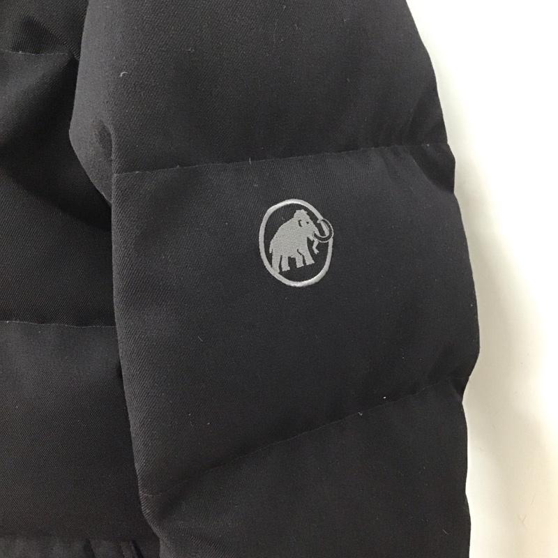 マムート Mammut ジャケット、上着 ダウンジャケット ジップアップジャケット アウター ダウンジャケット L ロゴ、文字 黒 / ブラック /  メンズ USED 古着 中古 10127763