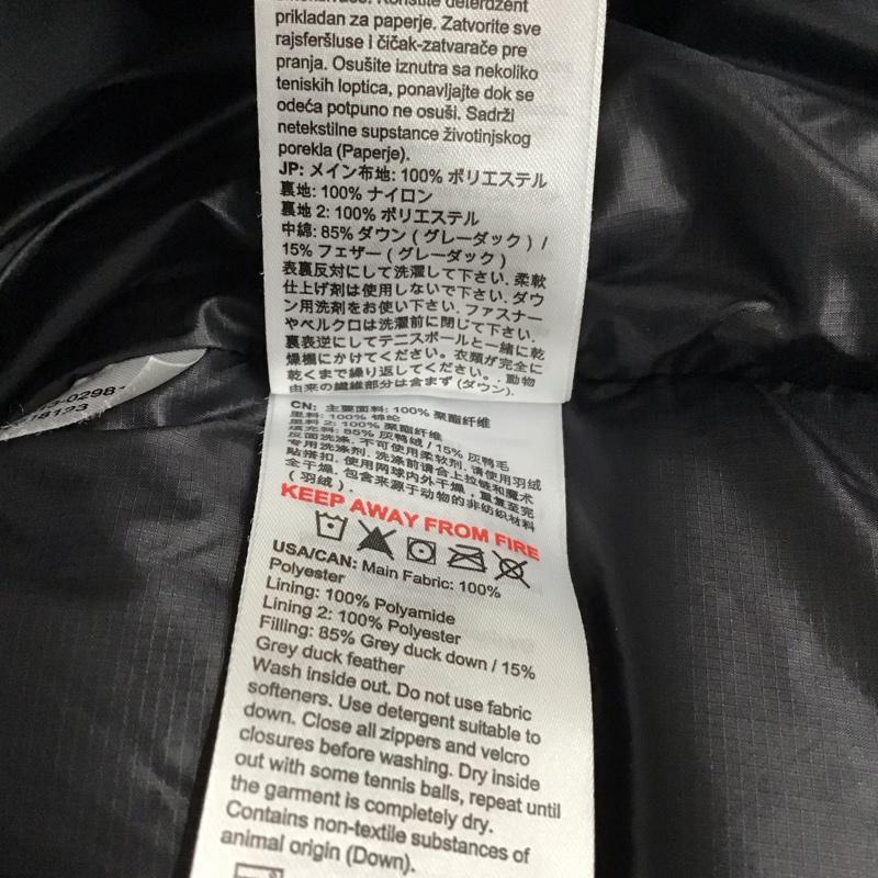 マムート Mammut ジャケット、上着 ダウンジャケット ジップアップジャケット アウター ダウンジャケット L ロゴ、文字 黒 / ブラック /  メンズ USED 古着 中古 10127763