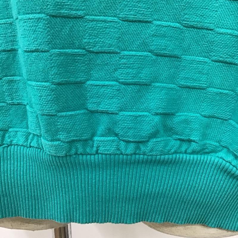古着 USED トレーナー 長袖 長袖トレーナー スウェット カラーネック プルオーバー XL 刺繍 緑 / グリーン /  メンズ USED 古着 中古 10127764
