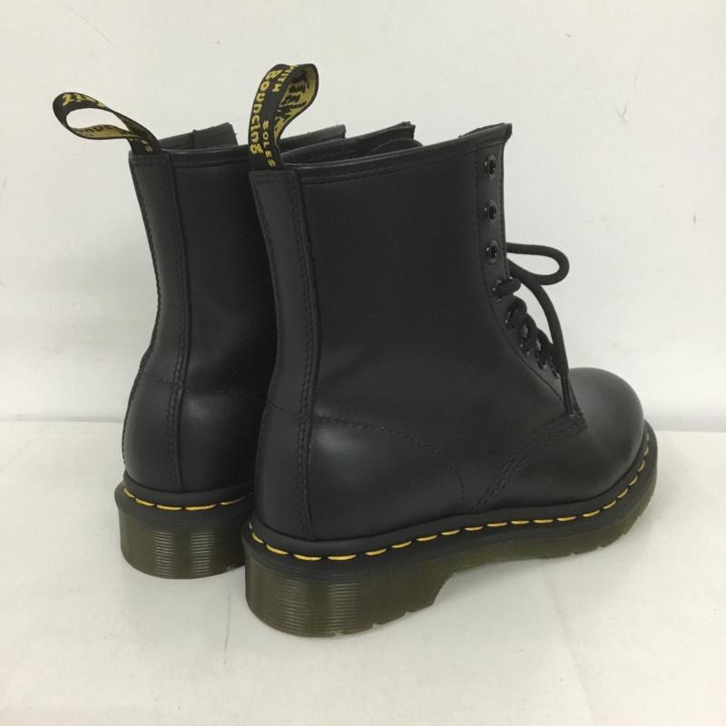 ドクターマーチン Dr.Martens ブーツ ショートブーツ 1460W 8ホール レースアップ UK3 箱有 US：5 無地 黒 / ブラック /  レディース USED 古着 中古 10127765