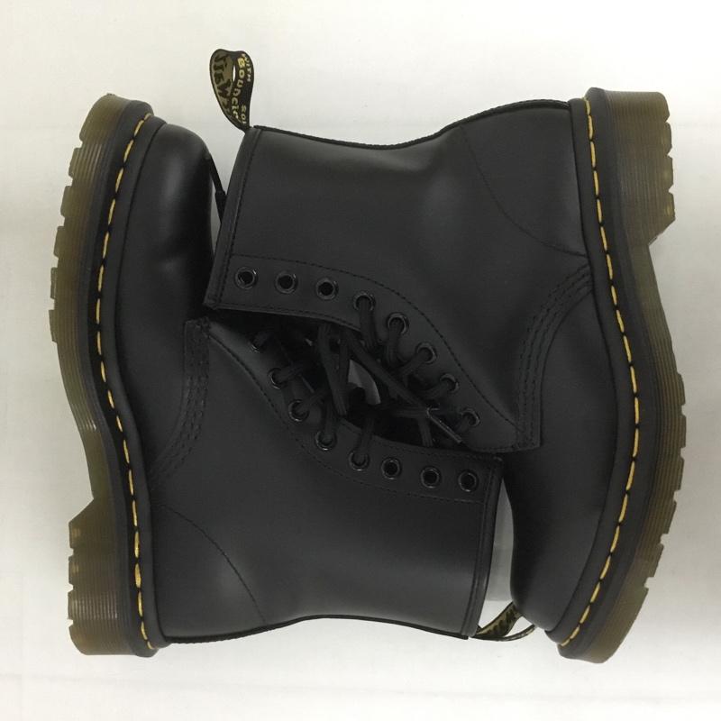 ドクターマーチン Dr.Martens ブーツ ショートブーツ 1460W 8ホール レースアップ UK3 箱有 US：5 無地 黒 / ブラック /  レディース USED 古着 中古 10127765