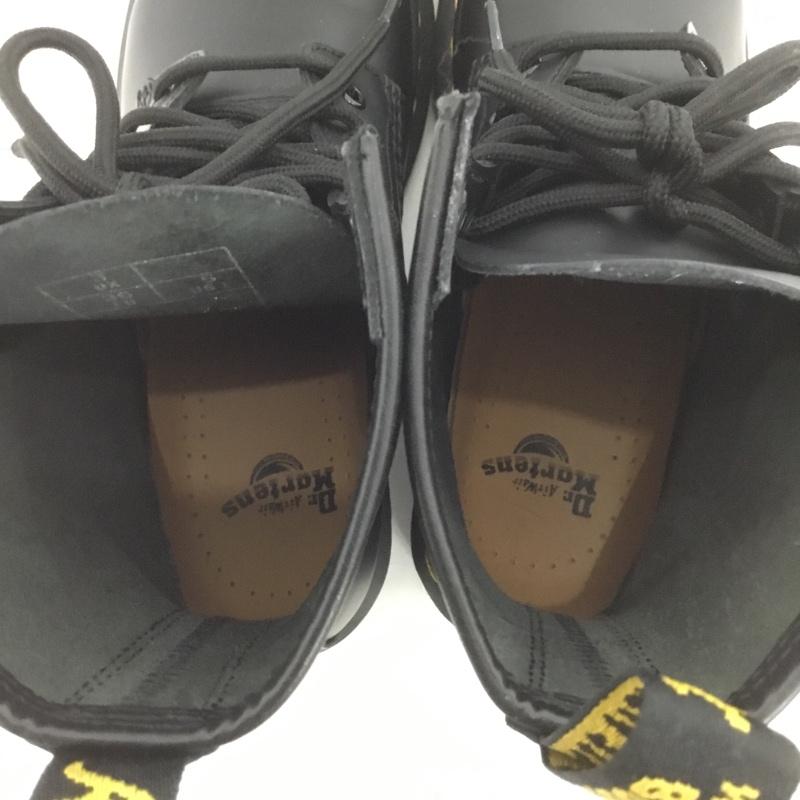 ドクターマーチン Dr.Martens ブーツ ショートブーツ 1460W 8ホール レースアップ UK3 箱有 US：5 無地 黒 / ブラック /  レディース USED 古着 中古 10127765