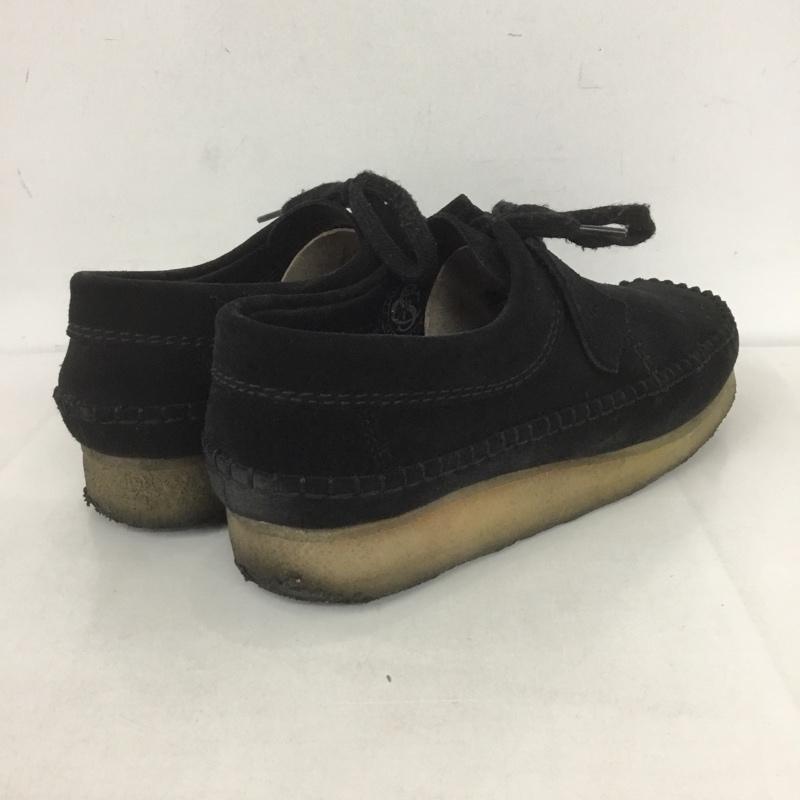 クラークス Clarks カジュアルシューズ カジュアルシューズ 21621 weaver UK8 箱有 スウェード US：9 無地 黒 / ブラック /  メンズ USED 古着 中古 10127766