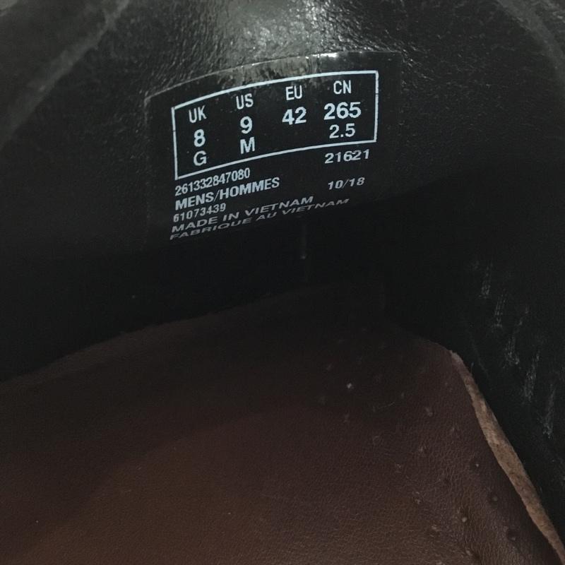 クラークス Clarks カジュアルシューズ カジュアルシューズ 21621 weaver UK8 箱有 スウェード US：9 無地 黒 / ブラック /  メンズ USED 古着 中古 10127766