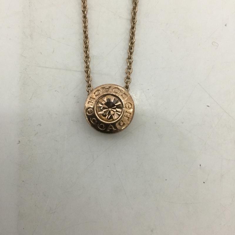 コーチ COACH アクセサリー ネックレス、ペンダント ローズゴールド ロゴ、文字 マルチカラー / マルチカラー /  レディース USED 古着 中古 10127770