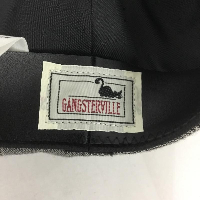 ギャングスタービル GANGSTERVILLE 帽子 キャップ GSV-20-SS-G01 キャスケット チェック 白 / ホワイト / X 黒 / ブラック /  メンズ USED 古着 中古 10127772