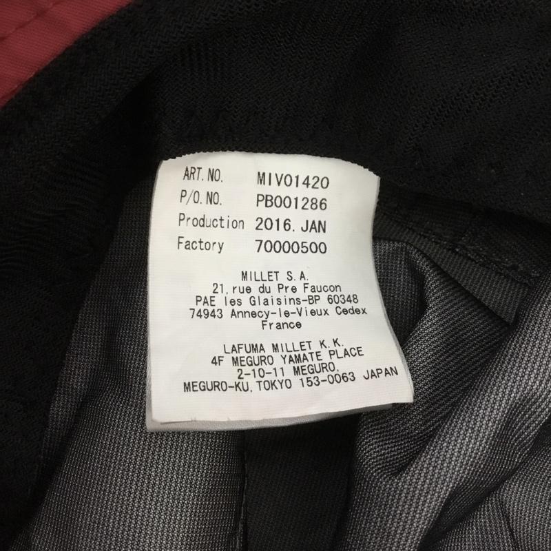 ミレー MILLET 帽子 ハット MIV01420 ゴアテックス レンジャー レインハット ロゴ、文字 赤 / レッド /  メンズ USED 古着 中古 10127773